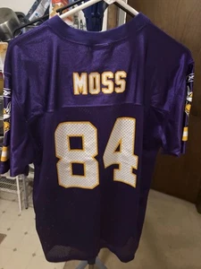 Randy Moss Minnesota Vikings Jersey Youth Reebok XL 18/20 Official NFL Vintage - Picture 1 of 5