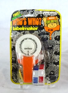 Nuevo de Colección 1974 Pequeño Dymo NARANJA Etiquetadora #1870 con Botón Cara Sonriente Gratis - Imagen 1 de 13