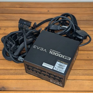 EVGA Supernova 1000W G3 80+ Gold Fully Modular ATX PC Power Supply PSU - Afbeelding 1 van 9