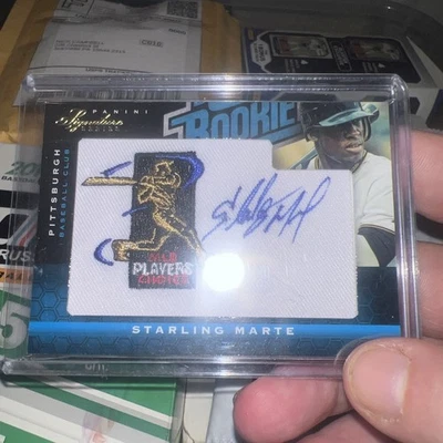 2012 Panini National Treasures - Signature Series Starling Marte  - Image 1 of 2