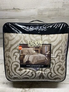 J. Queen Astoria Sand King Bettdecken-Set 4-teilig Neu - Bild 1 von 6