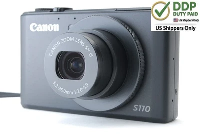 [ TOP MINT/BOX ] Canon PowerShot S110 White 12.1MP Digital Camera JAPAN - Image 1 of 4