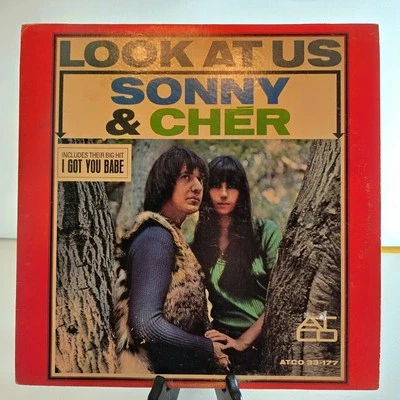 Sonny & Cher - Look At Us LP 1965 Atco Records 33-177 Mono VG+ Condition  - Image 1 of 4