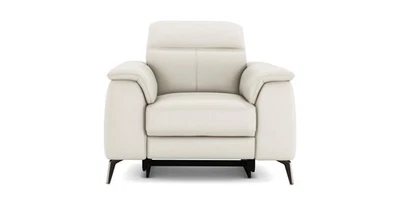 DFS Tahiti Power Recliner Armchair Fossil Leather Stain-Resistant RRP £899 - Image 1 of 2