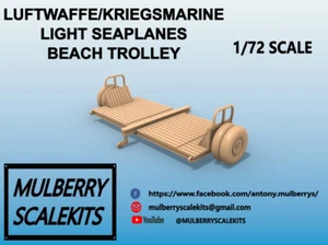 1/72 WW2 KRIEGMARINE HEAVY SEAPLANES TROLLEY MULBERRY SCALE KITS - Imagen 1 de 11