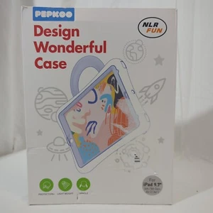 Kinder Pepkoo Design Wunderbare Hülle für iPad 9.7 6./5. Gen Air 1/2 - Blau - Bild 1 von 2