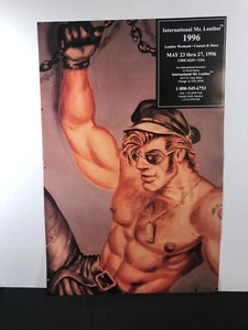 Original International Mr. Leather Poster for 1996 IML Chicago Art by Etienne - Picture 1 of 4