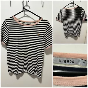 Ghanda Ladies T Shirt Size 8 - Picture 1 of 1