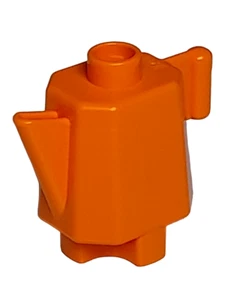 (735) Lego Duplo® Kanne Tee Kaffee orange für Küche Puppenhaus Einrichtung - Bild 1 von 2