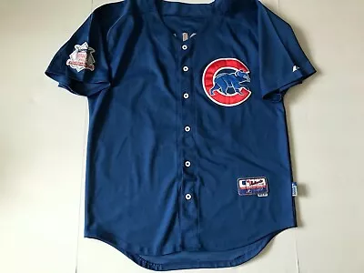 RARE Vintage Authentic Chicago Cubs Alfonso Soriano Majestic MLB Baseball Jersey - Image 1 of 4