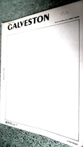 JIMMY WEBB: GALVESTON (SHEET MUSIC) - Picture 1 of 1