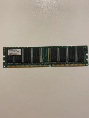 HYNIX MEMORIA RAM 256MB PC2700U DDR333 HYMD232646B8J-J 333 MHz CL2.5 HP USATA !! - Immagine 1 di 2