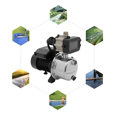 1.5 HP 115V Shallow Well Pump Garden Booster Jet Pump With Automatic Controller - Image 1 of 4