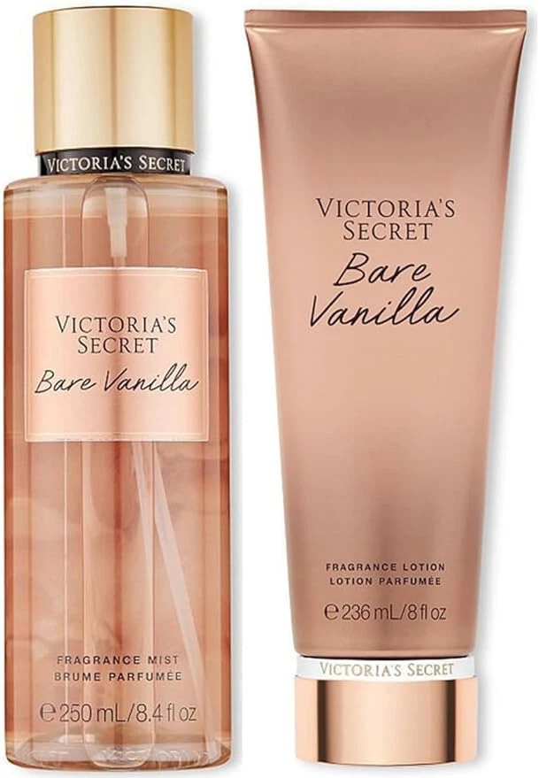 Victoria's Secret ¡Nuevo! Bare Vanilla Mist + Set de loción 250 ml