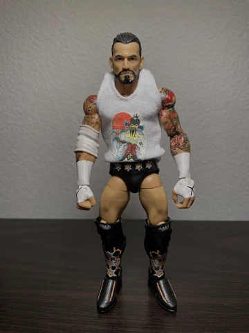 Wwe Elite Custom Cm Punk Halloween Gear Cover