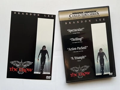 “THE CROW” STARRING BRANDON LEE COLLECTORS EDITION DVD 2 DISC SET, TONS OF BONUS - Image 1 of 4