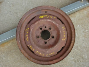 VINTAGE 15'' DODGE,PLYMOUTH, FORD STOCK WHEEL=1 - Picture 1 of 12