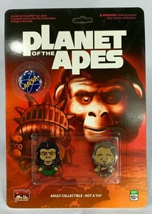 Planet of the Apes Pin Palz Pin Set - George & Dr. Zira - Geek Fuel Exp Vol 1 - Picture 1 of 10