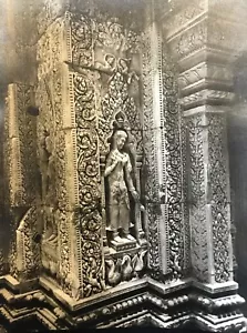 Tempel Banteay Srei Angkor Vat Kambodscha Fotografie Originell C 1950 Presse 7 - Bild 1 von 3