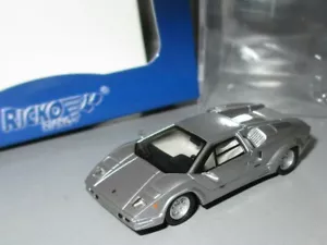 38341 Ricko HO Lamborghini Countach colore Grigio Argento scala 1:87 - Foto 1 di 1