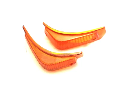 2x Blinkerglas Glas (Plastik) Blinker SWF ~K13399 orange Opel Record Kadett NOS - Bild 1 von 4