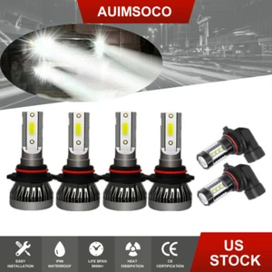 6pcs For 2009 2008 2007 2006 Dodge Charger LED Lamps Fog Light Bulbs 6000K - Picture 1 of 12