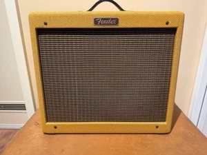Fender Blues Junior IV, Lacquered Tweed , Eminence Red White and Blues Speaker - Bild 1 von 11