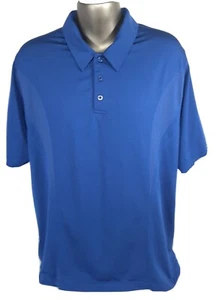 Under Armour Heat Gear Mens 2XL XXL Short Sleeve Blue Polo/Golf Shirt - Picture 1 of 7