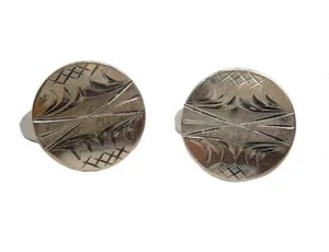 Nobles gemelos ART DECO de plata 835 - años 30 - Imagen 1 de 4