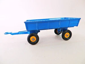 MATCHBOX REGULAR WHEELS 40 "HEUANHÄNGER FÜR TRAKTOR" BLAU. VINTAGE ENGLAND. GUT - Bild 1 von 6