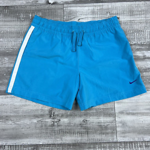 Nike Men's Small Shorts 5" Inseam Volley Beach Swim Blue Pockets Polyester
