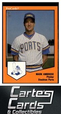Mark Ambrose 1989 ProCards Minor League Team Sets #377  Stockton Ports