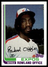 1982 Topps Rowland Office Montreal Expos #479