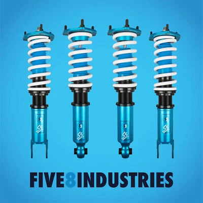 Five8 Industries Coilovers Full Height Adjustable For Lexus SC300 SC400 1992-00 - Image 1 of 3