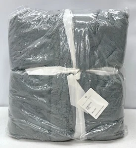 NEW Pottery Barn Fireside Hooded Bath Robe~SMALL~Cloud Blue~NO MONO - Picture 1 of 2