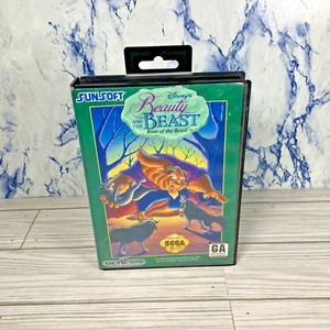 Beauty and the Beast: Roar of the Beast (Sega Genesis, 1993) CARTRIDGE & CASE - Picture 1 of 6