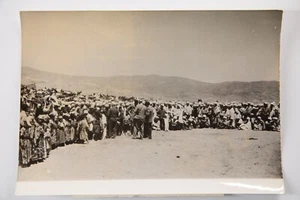 PHOTO DE PRESSE TAMPON AGENCE INTERCONTINENTAL 1950 GUERRE D' ALGERIE 13X18cm - Imagen 1 de 2