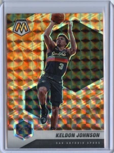 2020-21 Panini Mosaic Mosaic Reactive Orange #136 Keldon Johnson - Foto 1 di 1