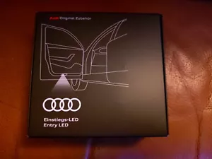 4 Rings Audi Logo Genuine 2025 Entry LED Lights Door Lighting Rings 4G0.052.133G - Picture 1 of 3
