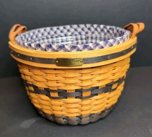 Longaberger JW Collection Mini Maiskorb Collectors Club 2002 Edition - Bild 1 von 16