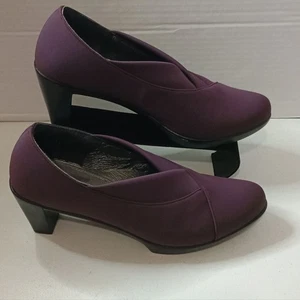Naot Deep Purple Heels Size 37.5= US 7 - Picture 1 of 6
