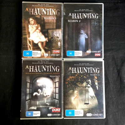 A Haunting: Season 1-4 DVD 1,2,3,4 (4 DVD Set 2008) Discovery Channel - Image 1 of 4