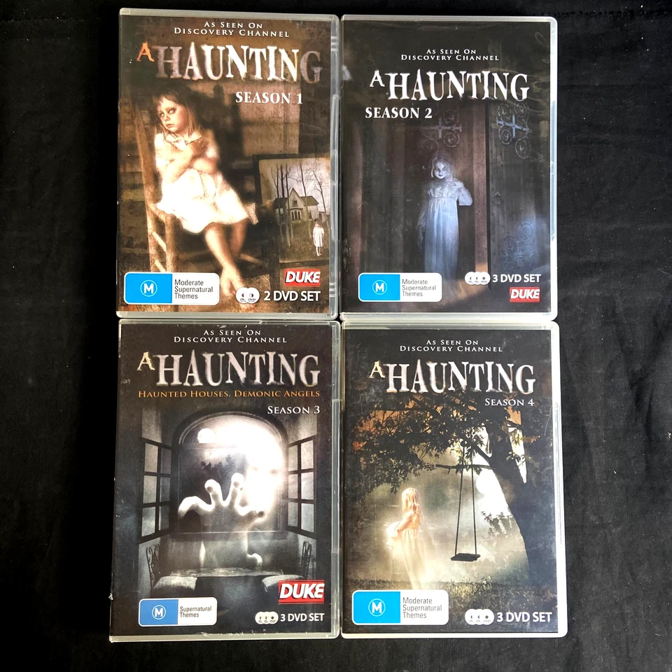 A Haunting: Season 1-4 DVD 1,2,3,4 (4 DVD Set 2008) Discovery Channel - Image 1 of 4