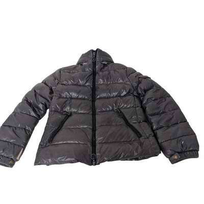 Moncler Plumón Puffer Chaqueta Niños Talla 8 Gris Manga Larga Cremallera Completa Invierno Exterior Foto 1 de 4