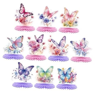 10Pcs бабочка центральные элементы для столов бабочка девочек день рождения украшения  - Изображение 1 из 4