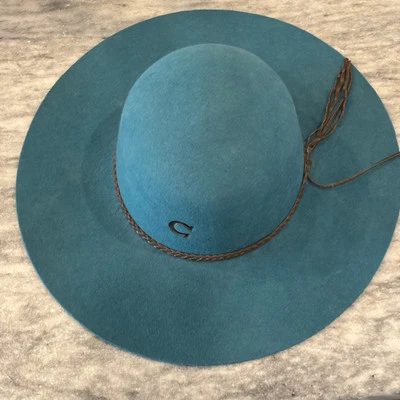 CHARLIE 1 HORSE Free Spirit Cowboy Hat Teal Medium  - Image 1 of 4