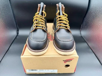 Red Wing Moc Toe 8D Black Prairie Wedge Sole Excellent w/ Box - Image 1 of 4