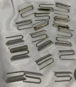 20 Pottery Barn Gardinenhaken Vorhang Silber Farbe Metall Ersatz - Bild 1 von 1