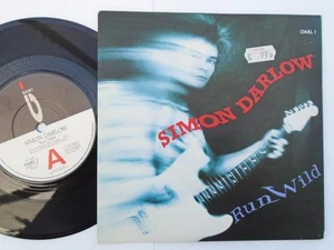 Simon Darlow Run Wild 7" Magnet DARL1 EX/EX 1987 picture sleeve, Run Wild/Hot - Picture 1 of 5