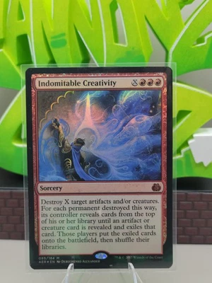 1x Indomitable Creativity - Foil Light Play, English Aether Revolt MTG Magic - Image 1 of 2